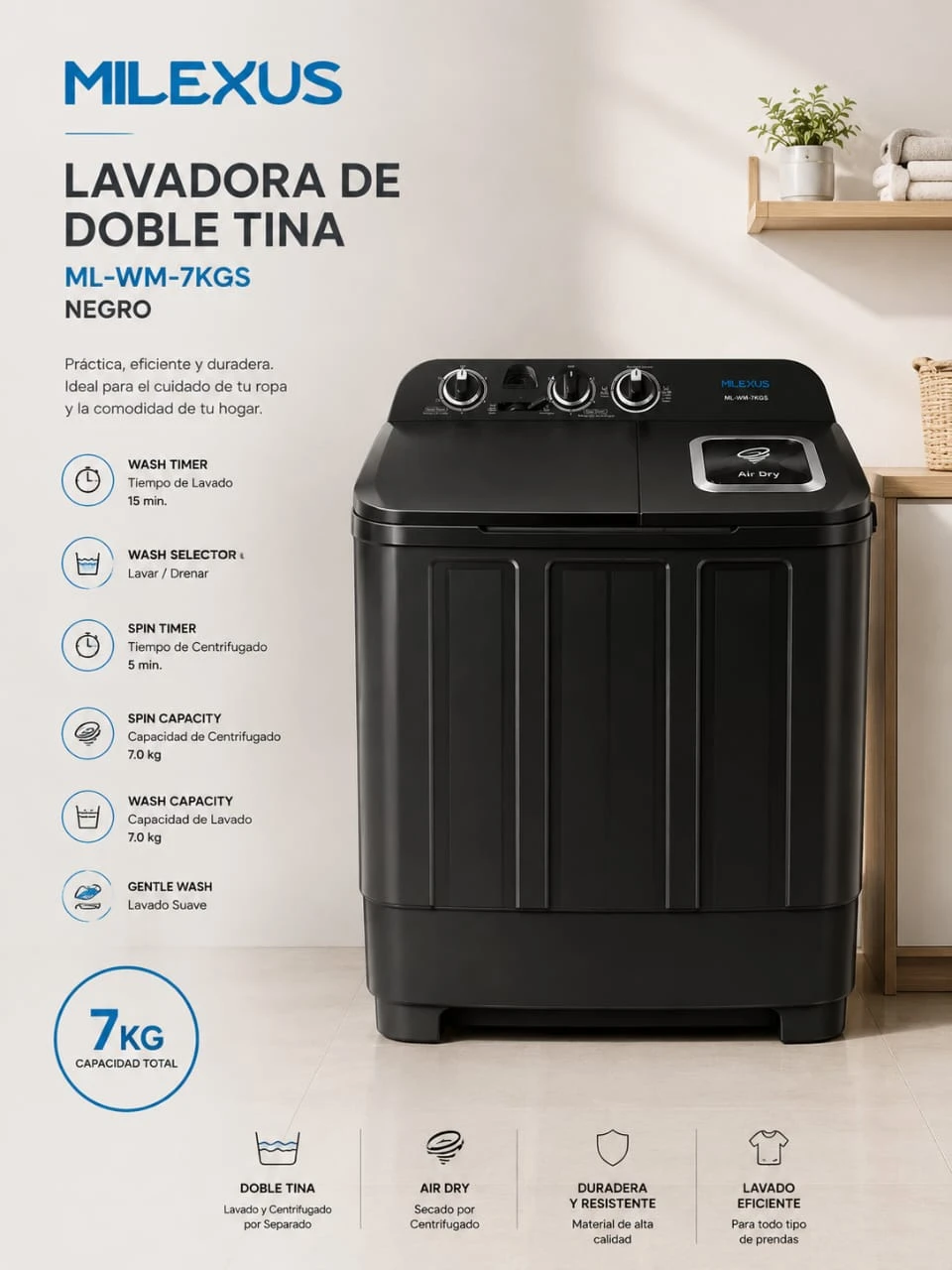 Lavadora semi automática's foto | CasaViva+ |  BizneCubano